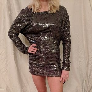 Velvet designer Grey Sequence dress/shirt